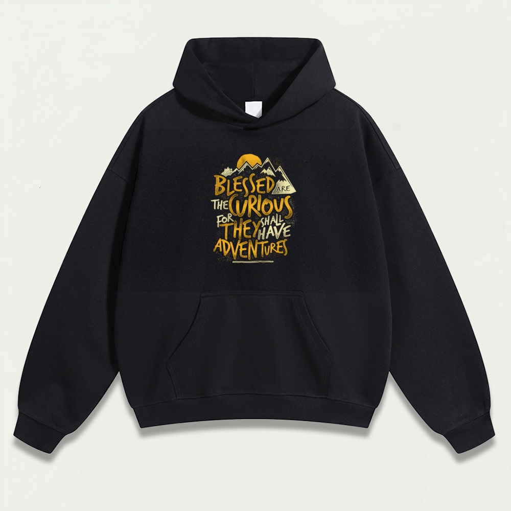 Blessed Are The Curious Heavyweight Trail Hoodie-HikeVista