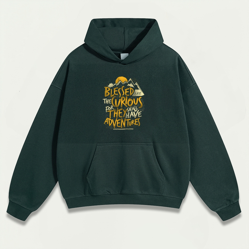 Blessed Are The Curious Heavyweight Trail Hoodie-HikeVista