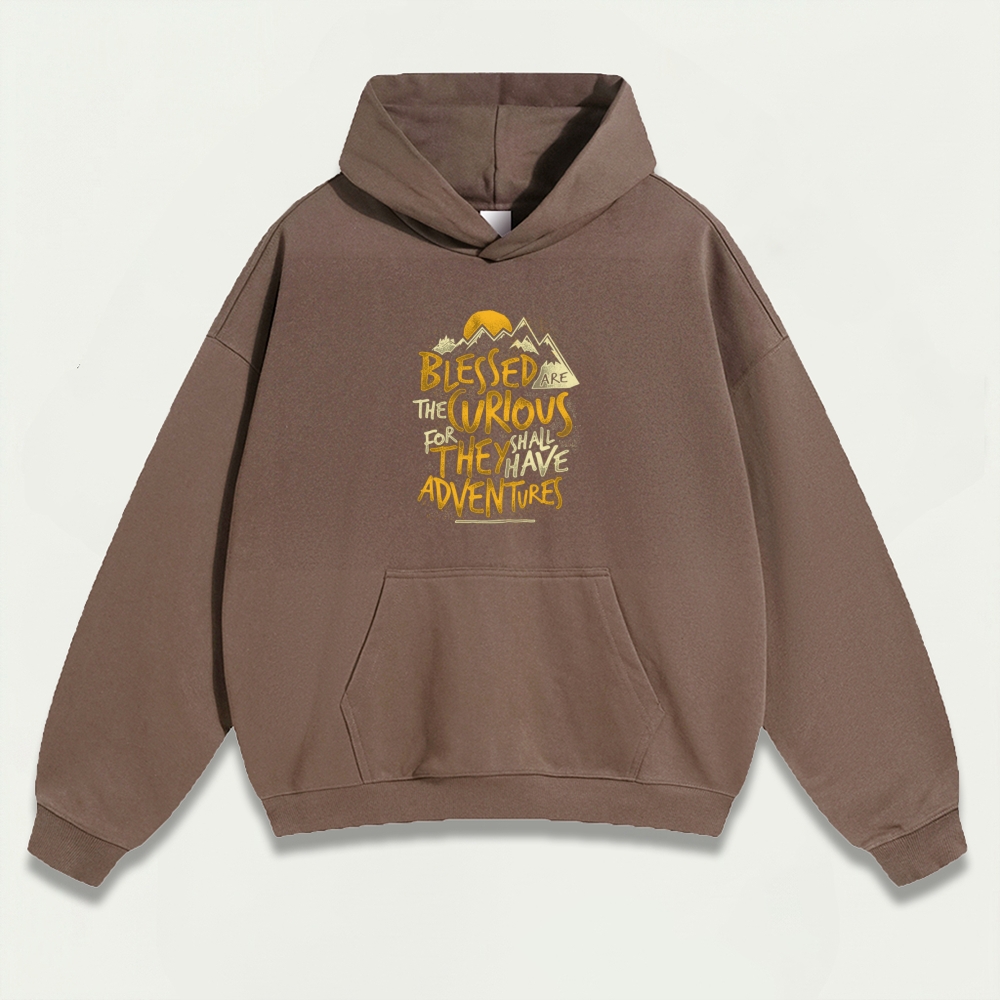 Blessed Are The Curious Heavyweight Trail Hoodie-HikeVista