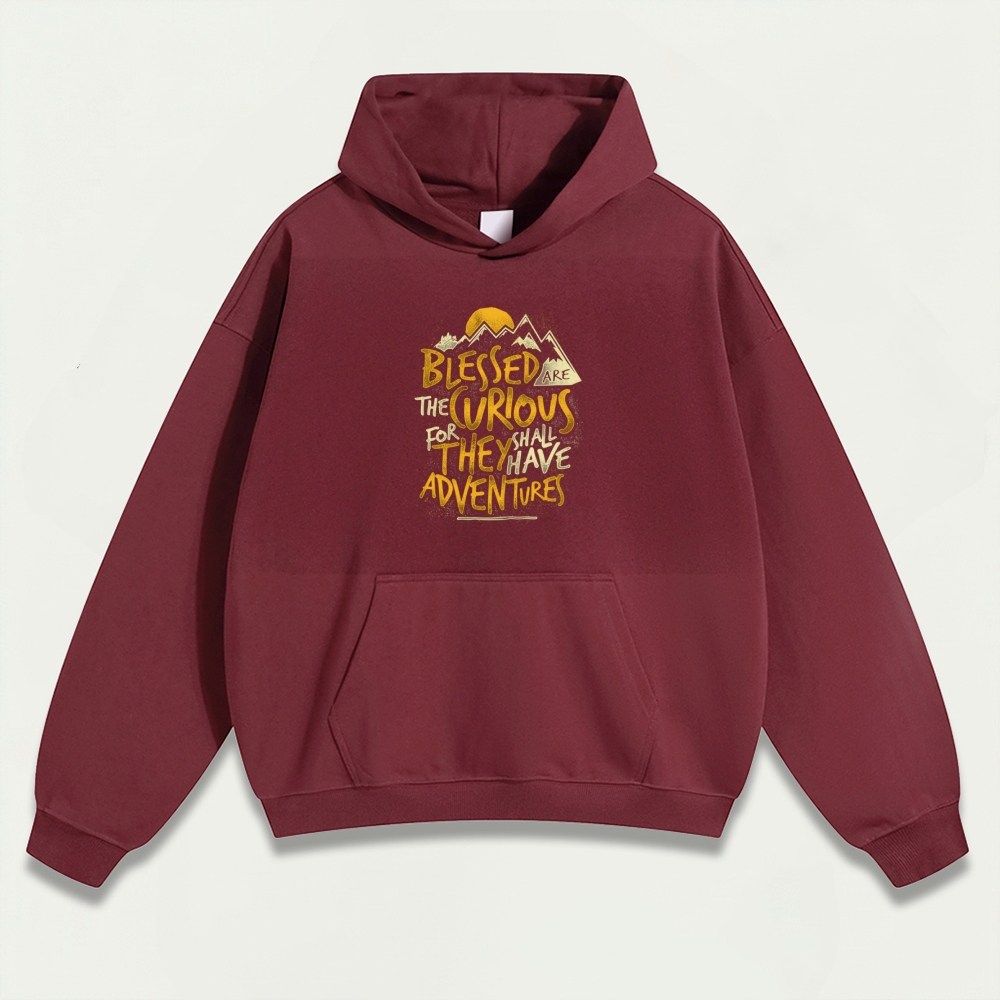 Blessed Are The Curious Heavyweight Trail Hoodie-HikeVista