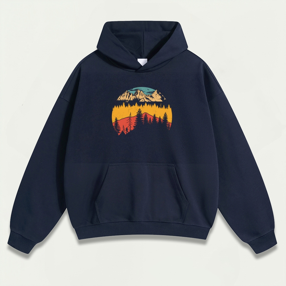 Forest Heavyweight Hiking Hoodie-HikeVista