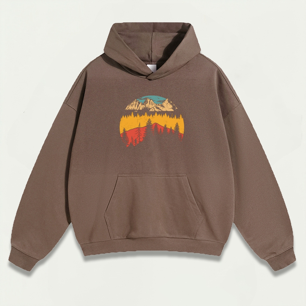 Forest Heavyweight Hiking Hoodie-HikeVista