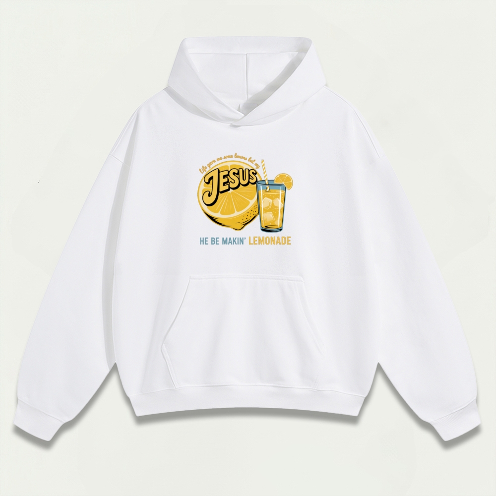 Jesus Lemon Heavyweight Hiking Hoodie-HikeVista