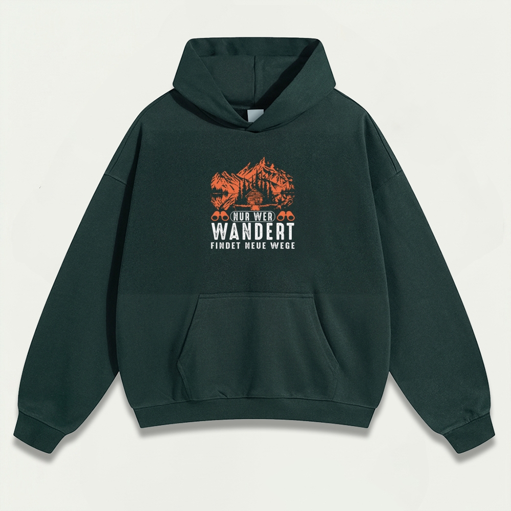 Forest Heavyweight Hiking Hoodie-HikeVista