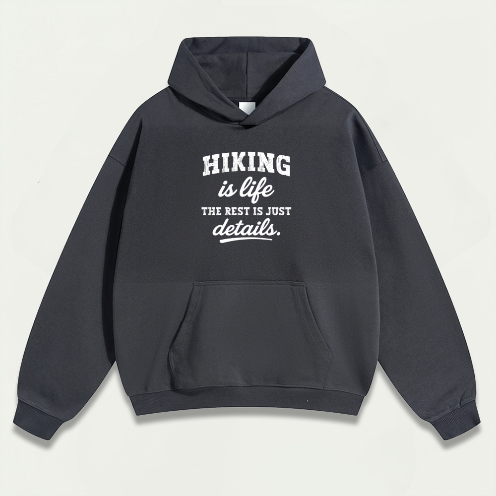 Hiking Is Life Heavyweight Trail Hoodie-HikeVista