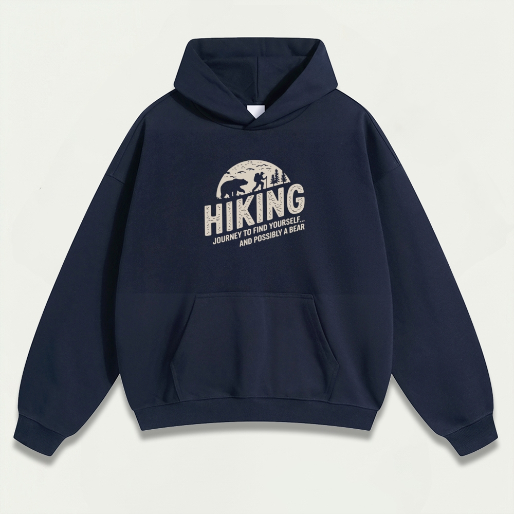 Hiking Forest Heavyweight Hoodie-HikeVista