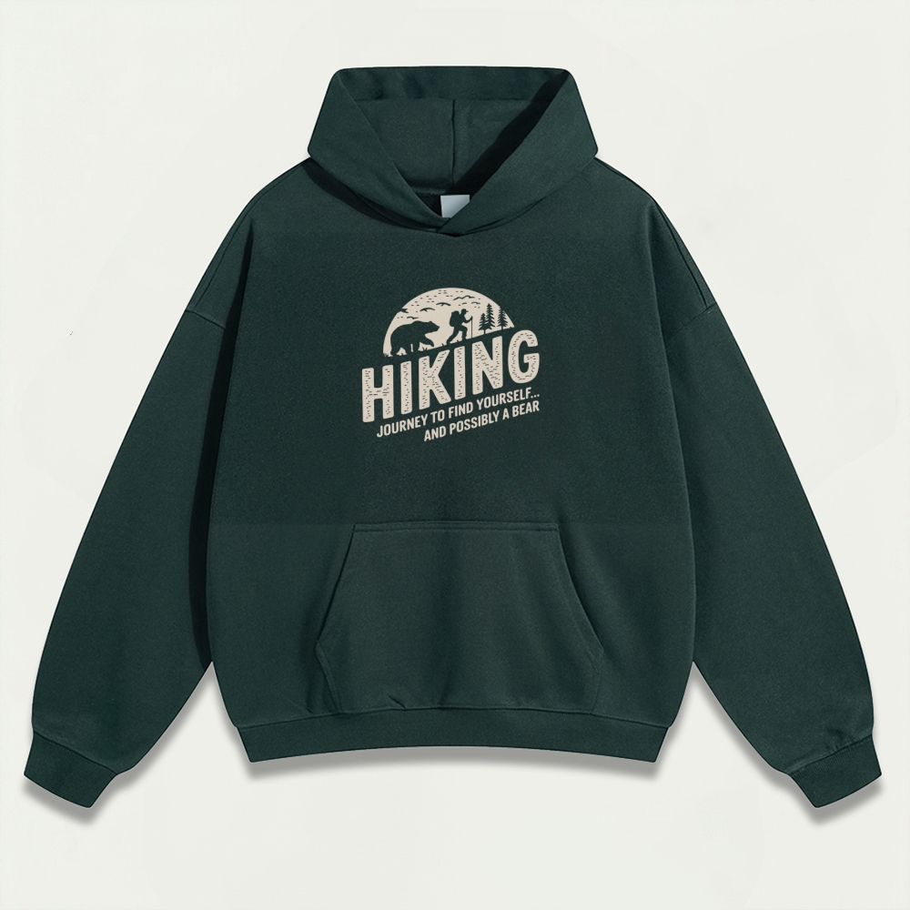 Hiking Forest Heavyweight Hoodie-HikeVista