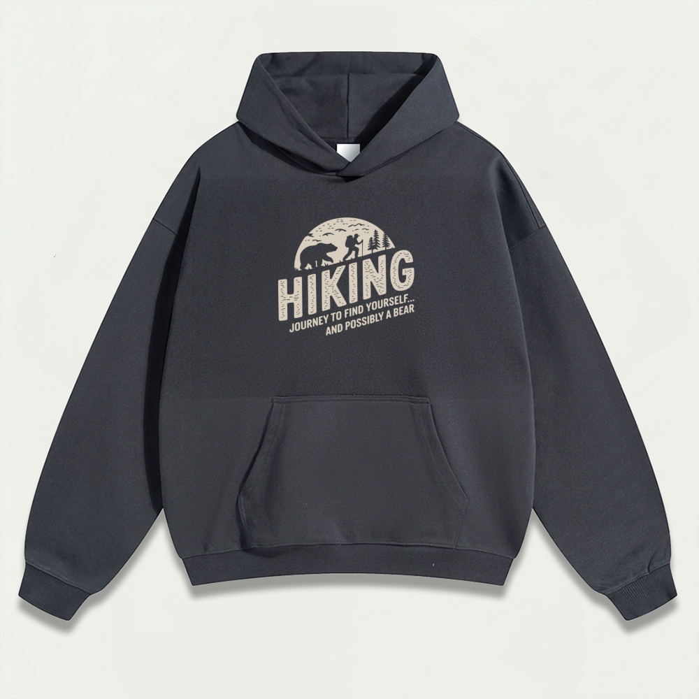 Hiking Forest Heavyweight Hoodie-HikeVista