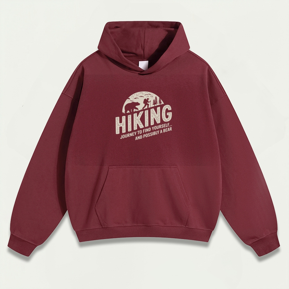 Hiking Forest Heavyweight Hoodie-HikeVista
