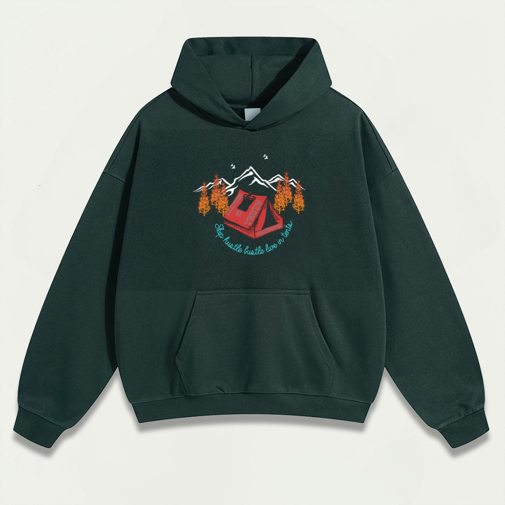 Hiking Forest Heavyweight Hoodie-HikeVista