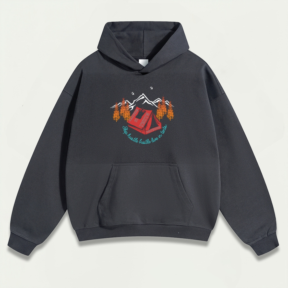 Hiking Forest Heavyweight Hoodie-HikeVista