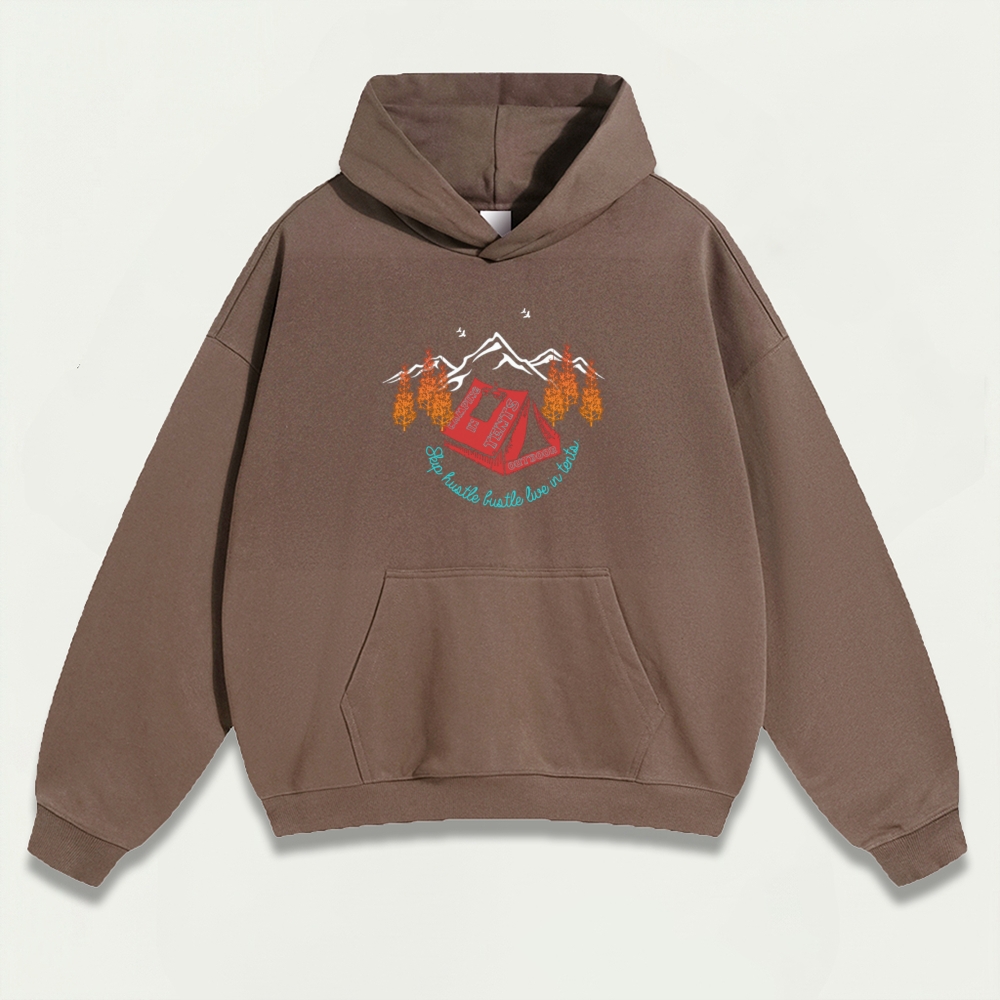 Hiking Forest Heavyweight Hoodie-HikeVista