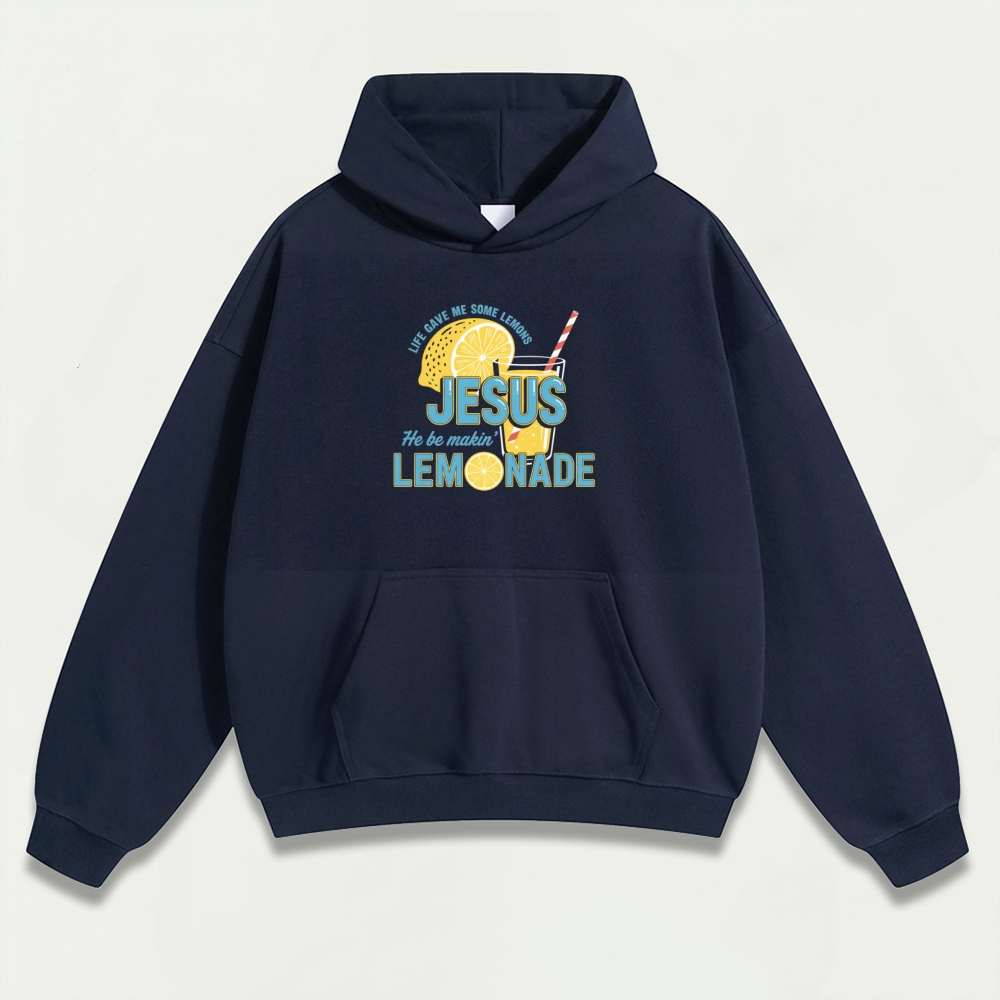 Jesus Lemon Heavyweight Hiking Hoodie-HikeVista
