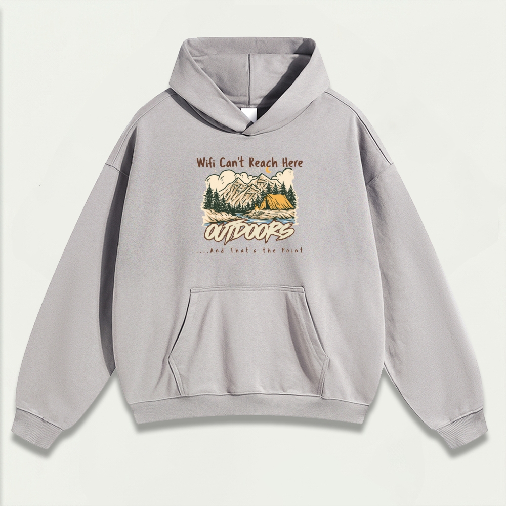 Hiking Forest Heavyweight Hoodie-HikeVista