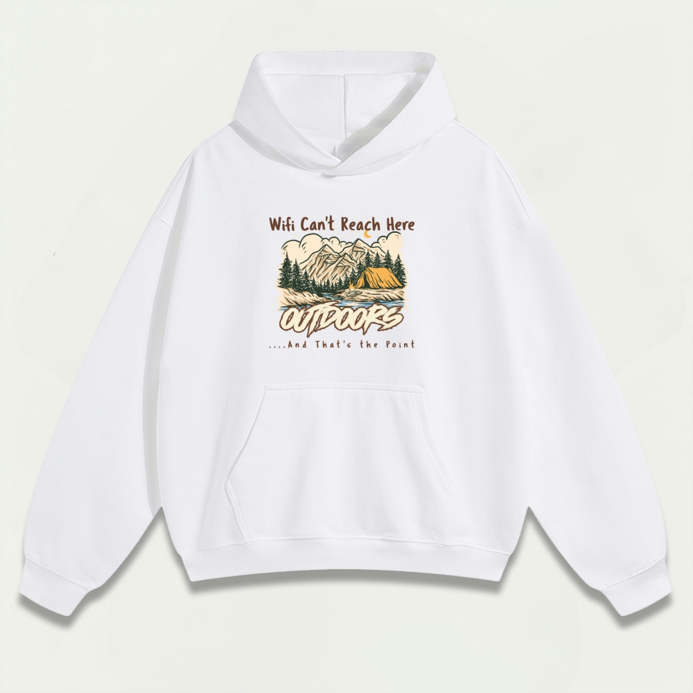 Hiking Forest Heavyweight Hoodie-HikeVista