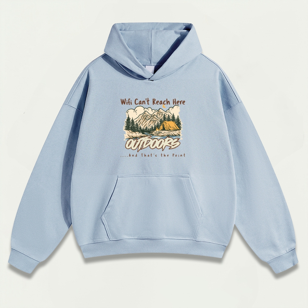 Hiking Forest Heavyweight Hoodie-HikeVista