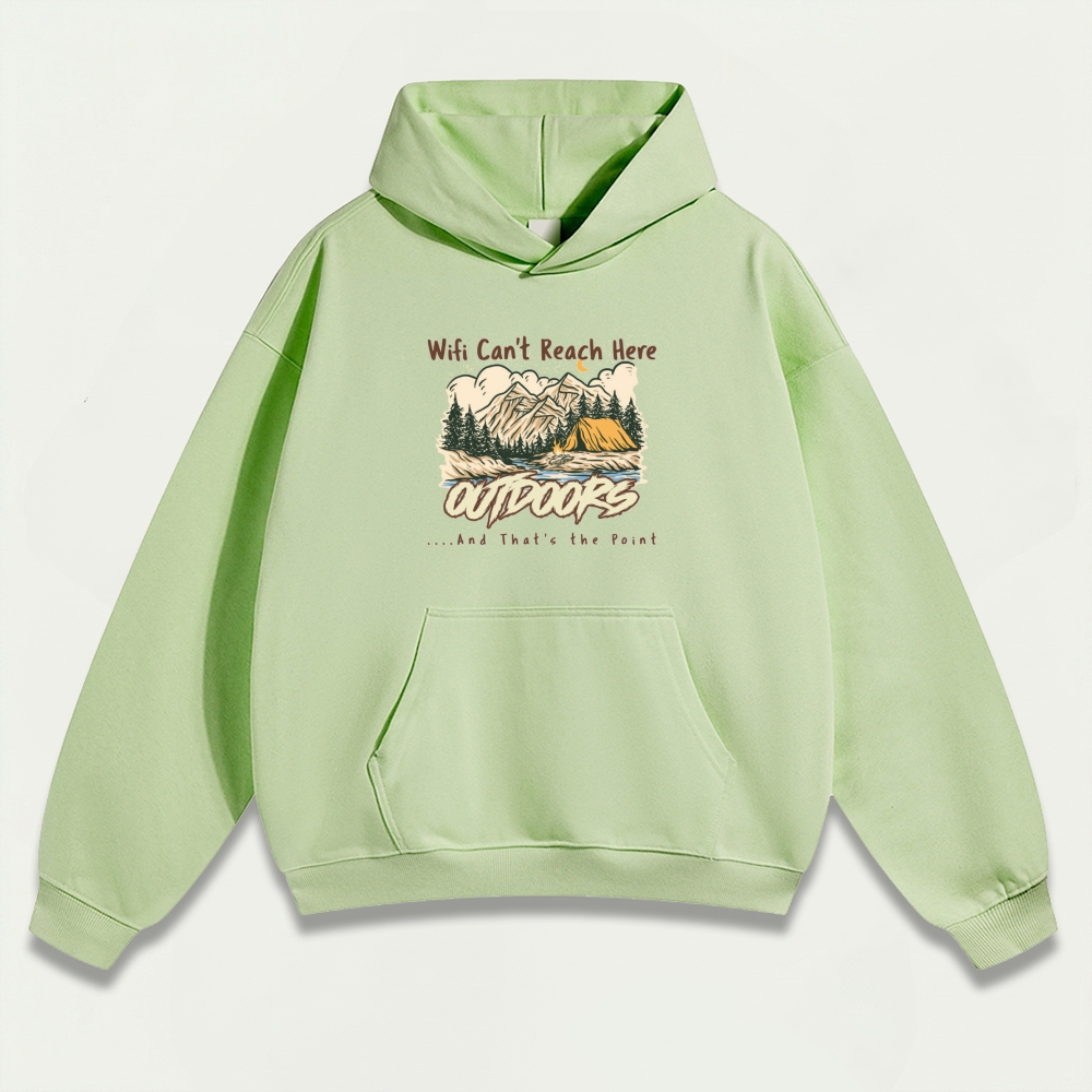 Hiking Forest Heavyweight Hoodie-HikeVista