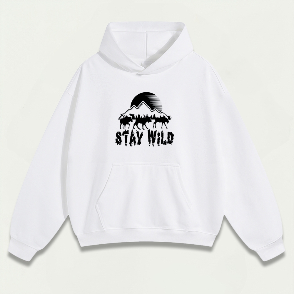 Stay Wild Heavyweight Trail Hoodie-HikeVista