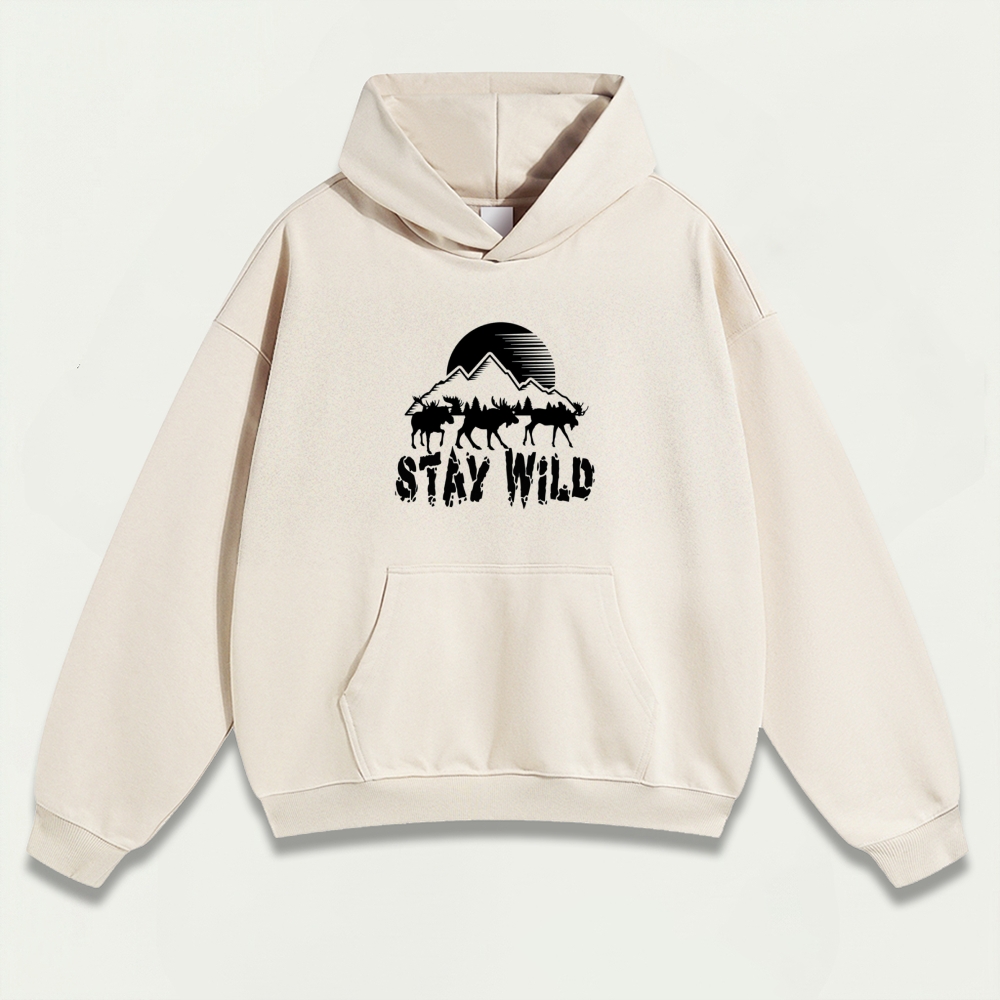 Stay Wild Heavyweight Trail Hoodie-HikeVista