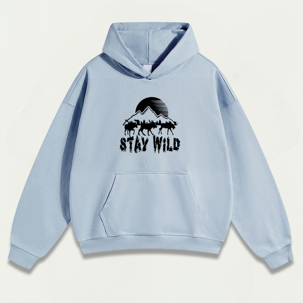 Stay Wild Heavyweight Trail Hoodie-HikeVista