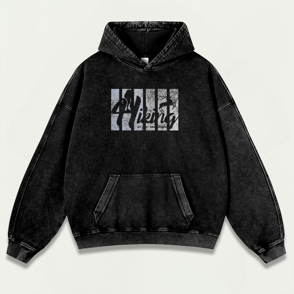 Hiking Vintage Premium Heavyweight Hoodie-HikeVista