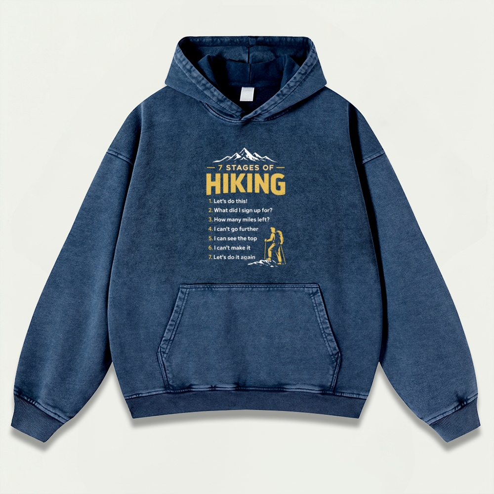 Hiking Vintage Premium Heavyweight Hoodie-HikeVista