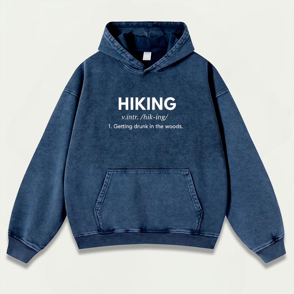 Hiking Vintage Premium Heavyweight Hoodie-HikeVista