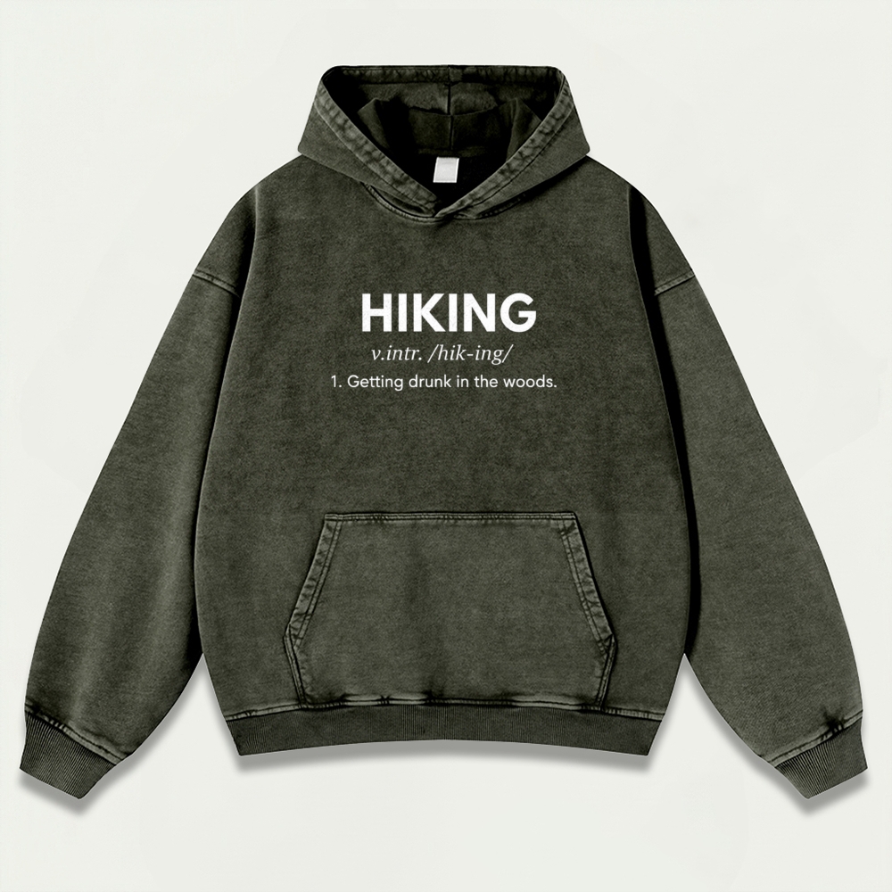 Hiking Vintage Premium Heavyweight Hoodie-HikeVista