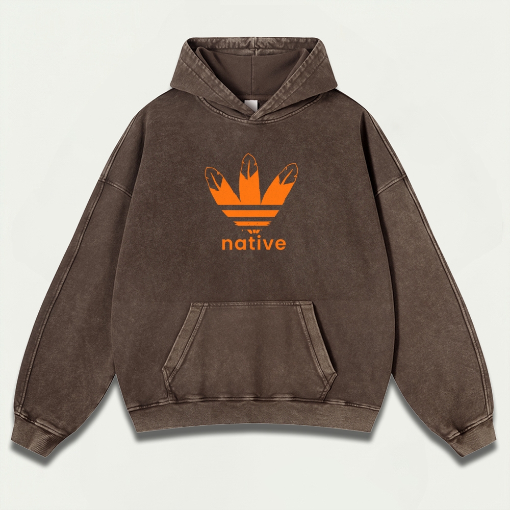 Native Vintage Premium Heavyweight Hiking Hoodie-HikeVista