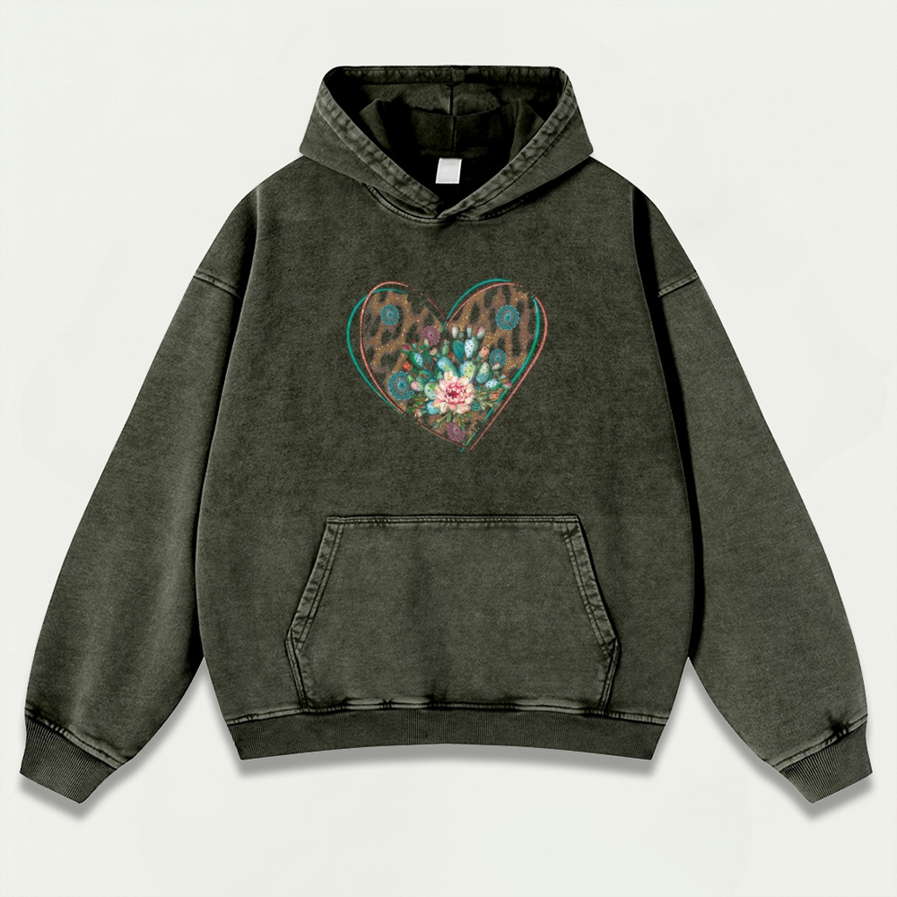 Western Love Vintage Premium Heavyweight Trail Hoodie-HikeVista