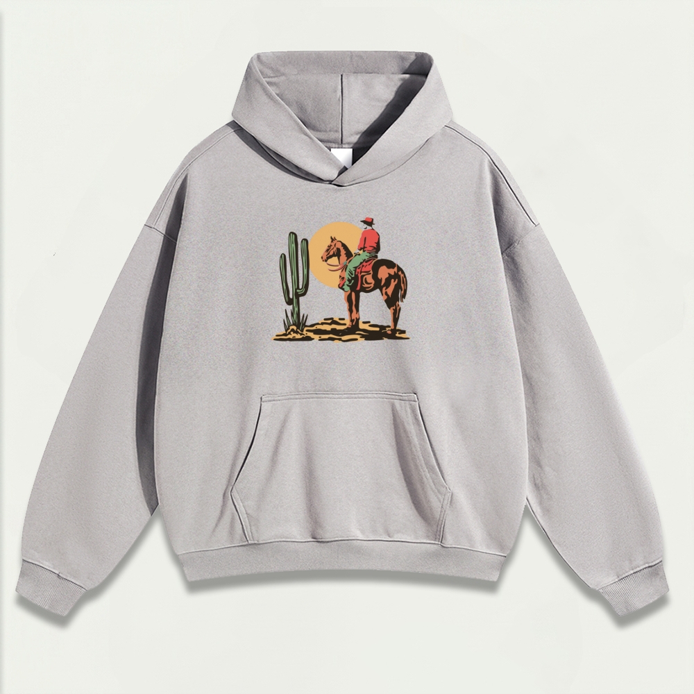 Western Ride Heavyweight Hiking Hoodie-HikeVista