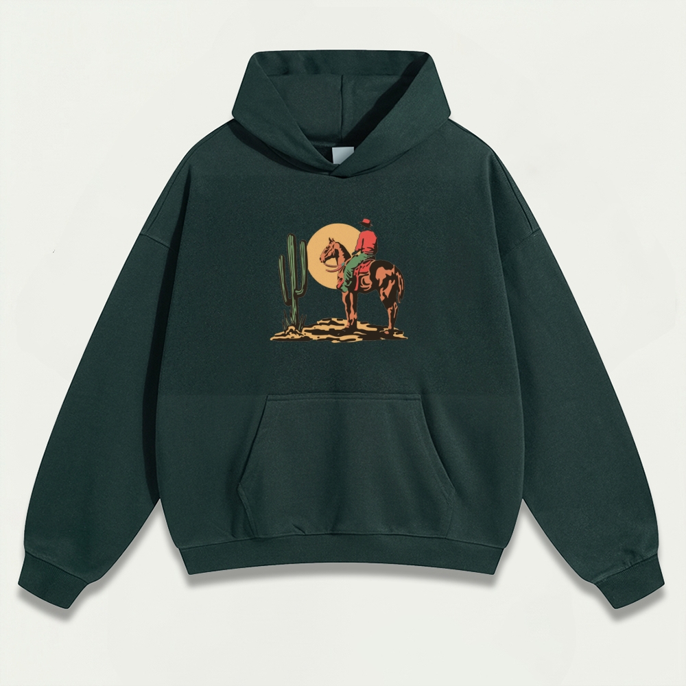 Western Ride Heavyweight Hiking Hoodie-HikeVista