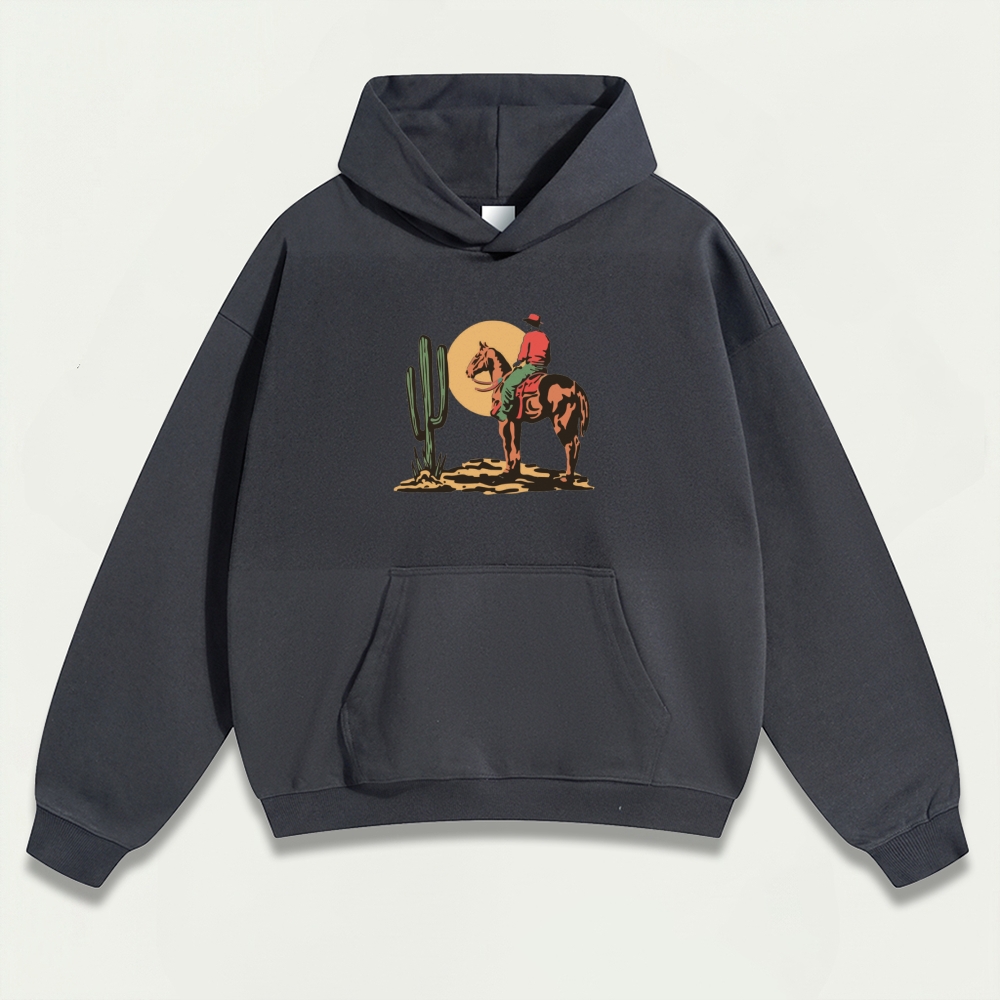Western Ride Heavyweight Hiking Hoodie-HikeVista