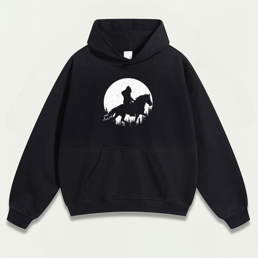 Western Ride Moon Heavyweight Hiking Hoodie-HikeVista
