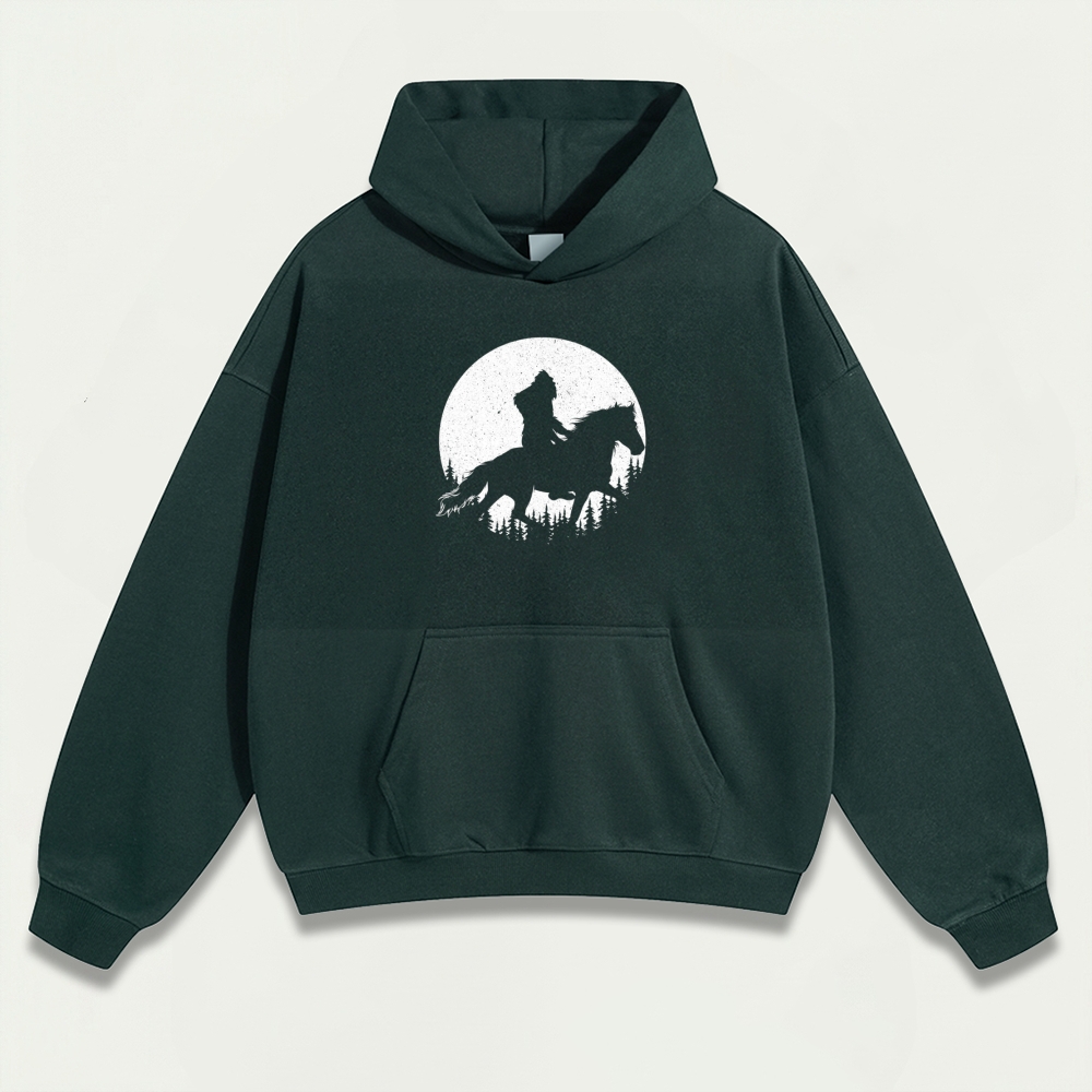 Western Ride Moon Heavyweight Hiking Hoodie-HikeVista