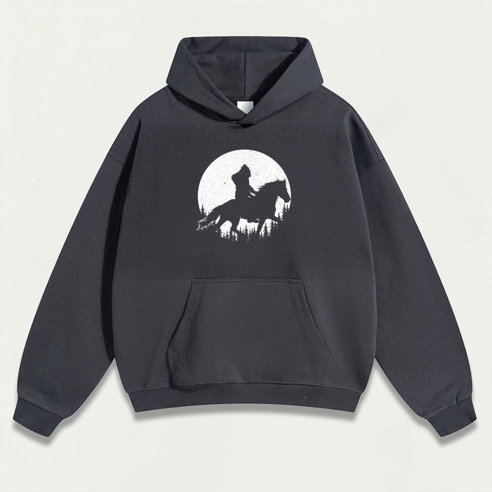 Western Ride Moon Heavyweight Hiking Hoodie-HikeVista
