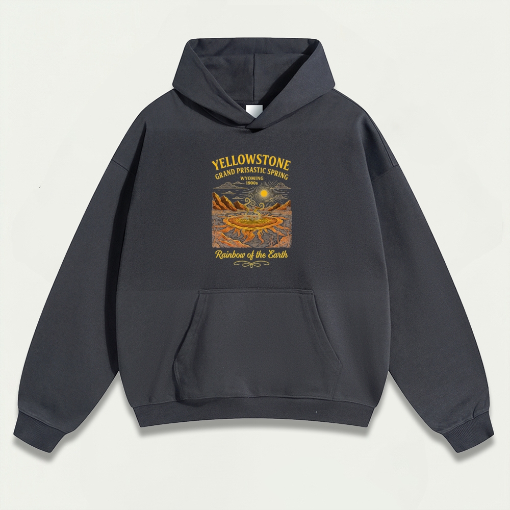 Yellowstone National Park Heavyweight Trail Hoodie-HikeVista