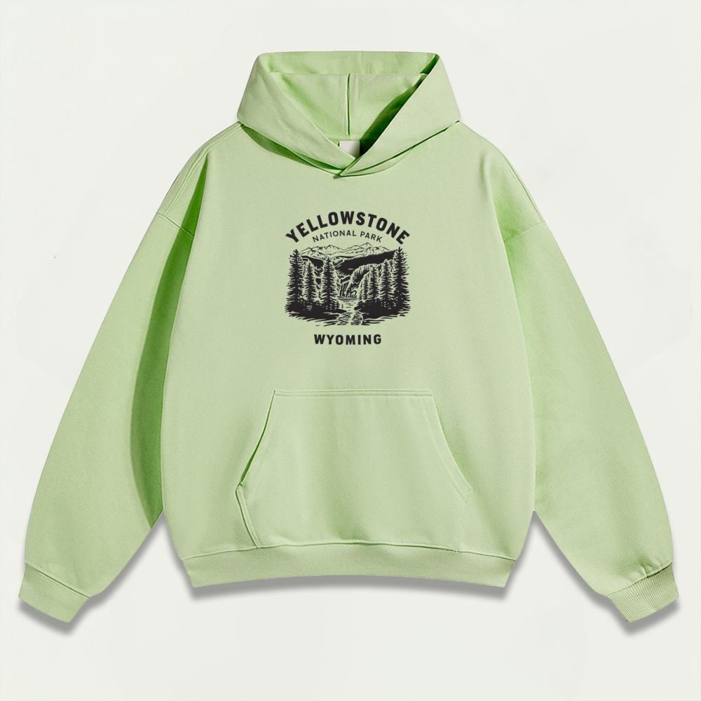 Yellowstone National Park Heavyweight Trail Hoodie-HikeVista