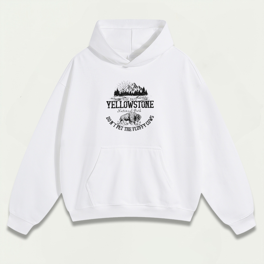 Yellowstone National Park Heavyweight Trail Hoodie-HikeVista