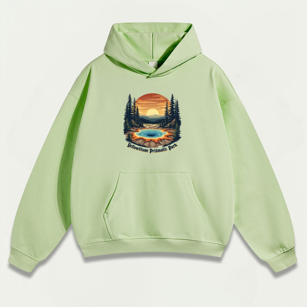 Yellowstone National Park Heavyweight Trail Hoodie-HikeVista