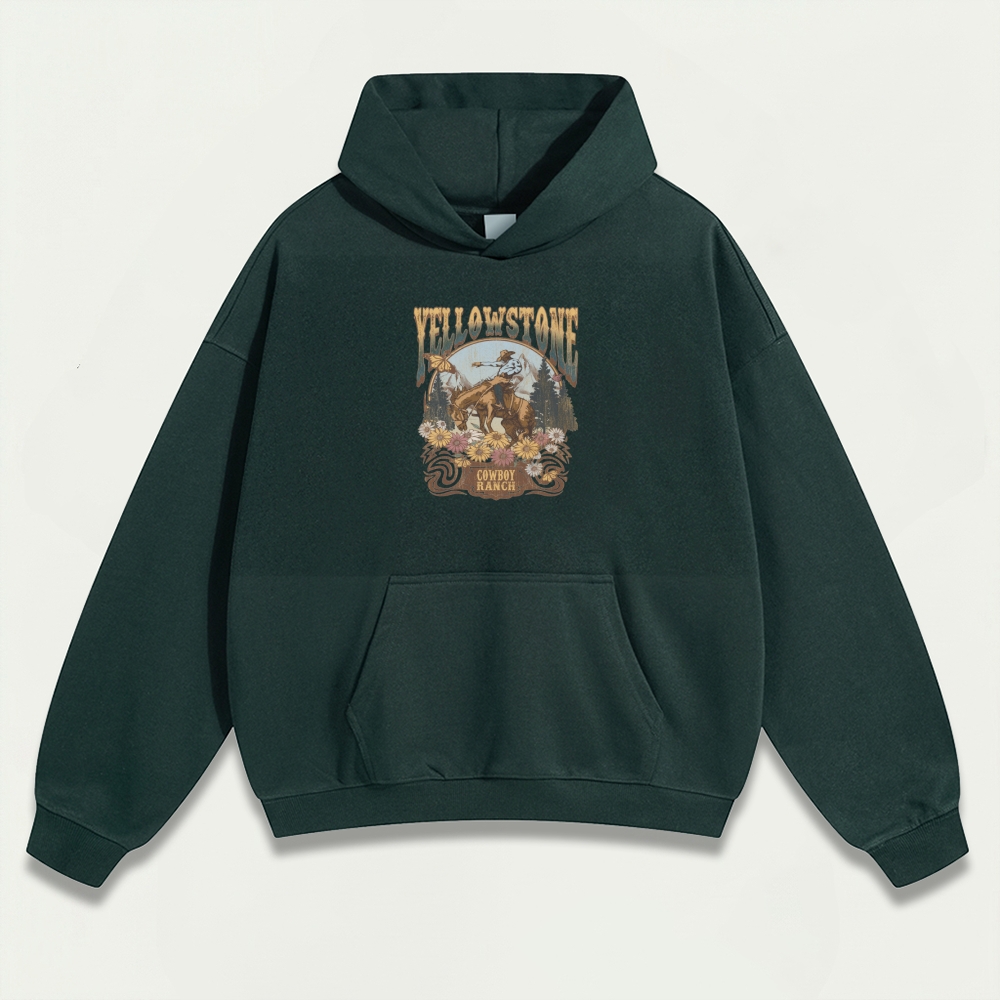 Yellowstone National Park Heavyweight Trail Hoodie-HikeVista