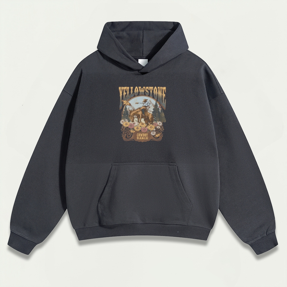 Yellowstone National Park Heavyweight Trail Hoodie-HikeVista