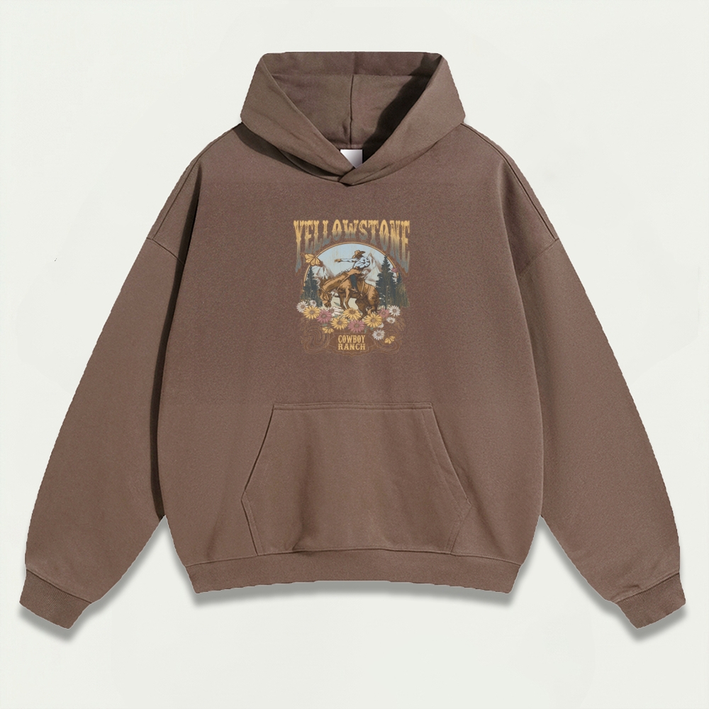 Yellowstone National Park Heavyweight Trail Hoodie-HikeVista