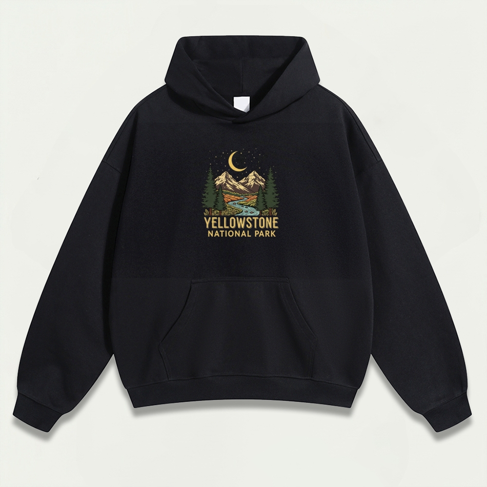 Yellowstone National Park Heavyweight Trail Hoodie-HikeVista