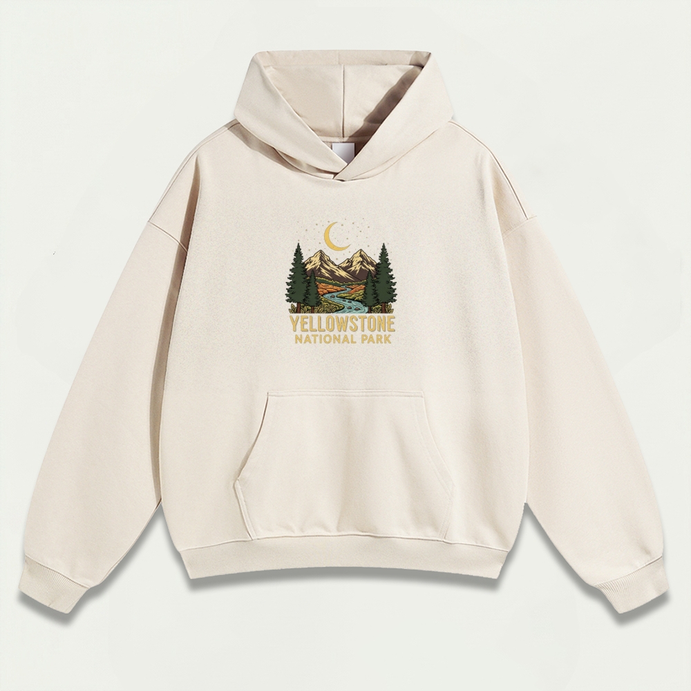 Yellowstone National Park Heavyweight Trail Hoodie-HikeVista