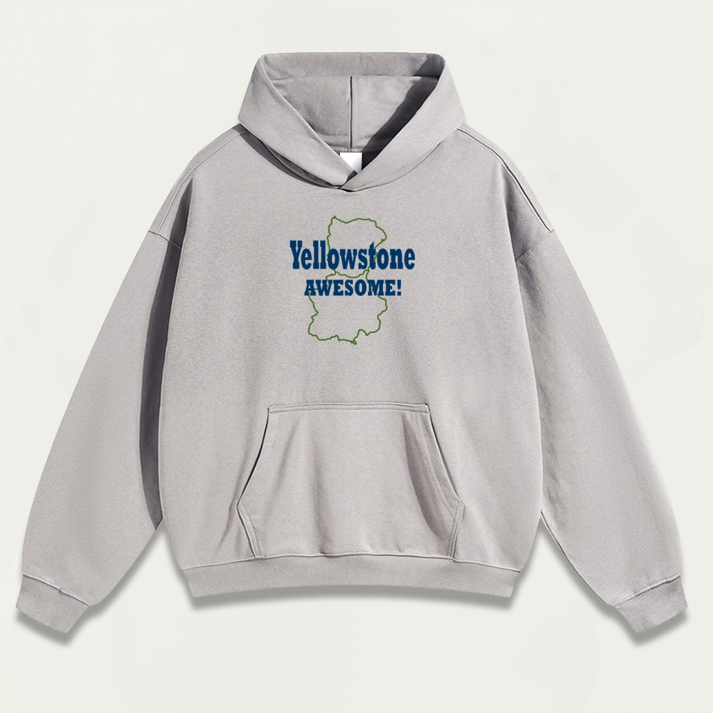 Yellowstone National Park Heavyweight Trail Hoodie-HikeVista
