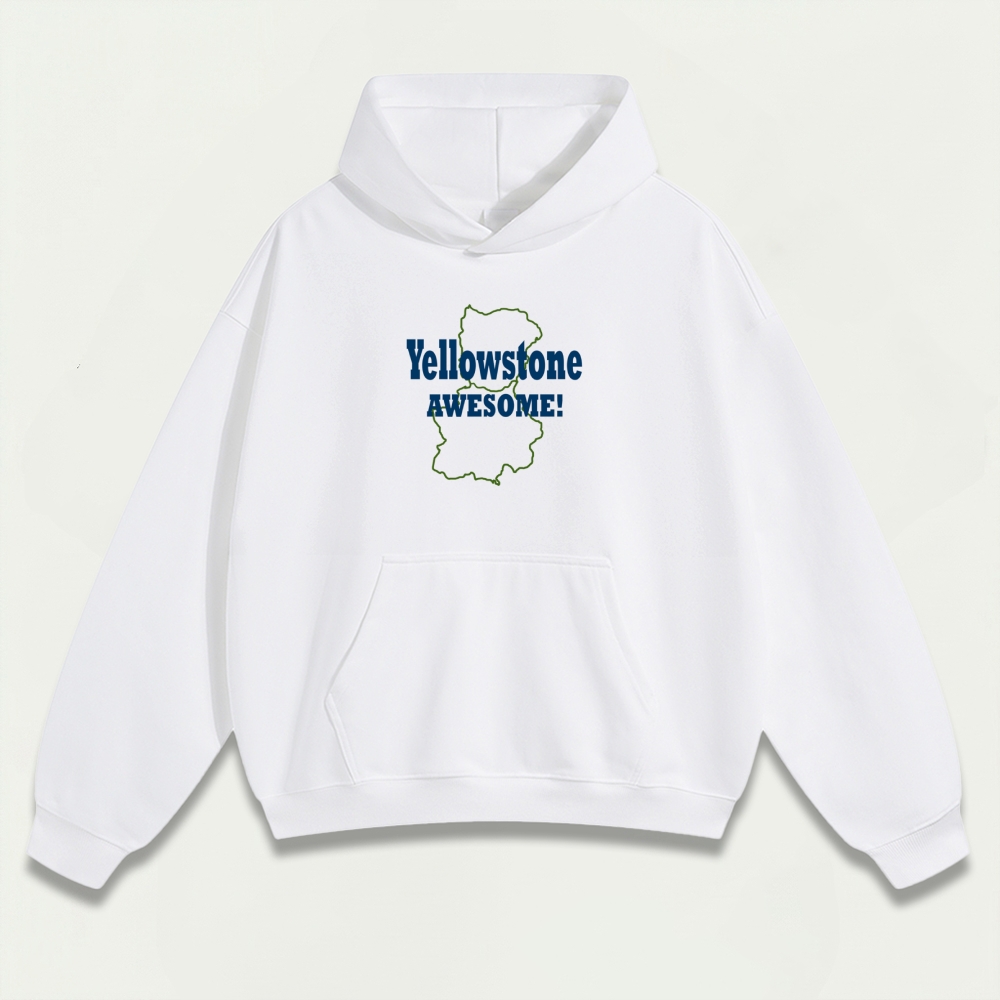 Yellowstone National Park Heavyweight Trail Hoodie-HikeVista
