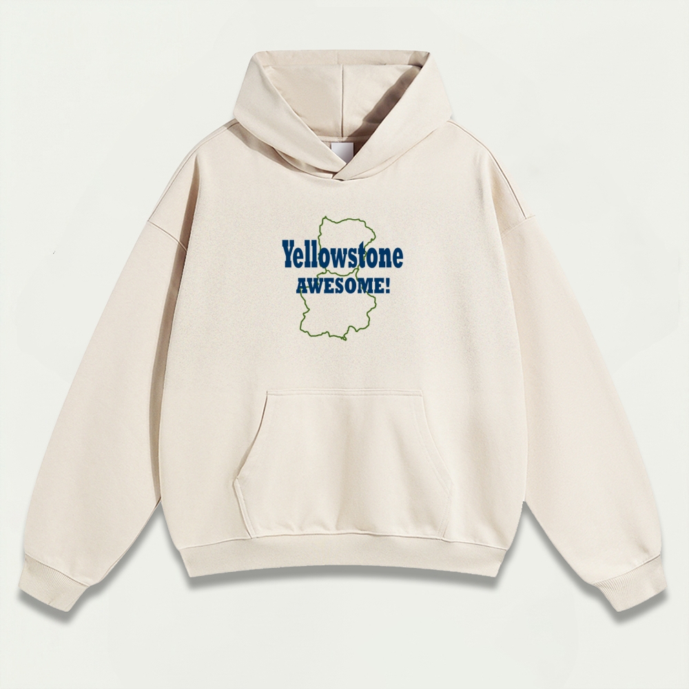 Yellowstone National Park Heavyweight Trail Hoodie-HikeVista