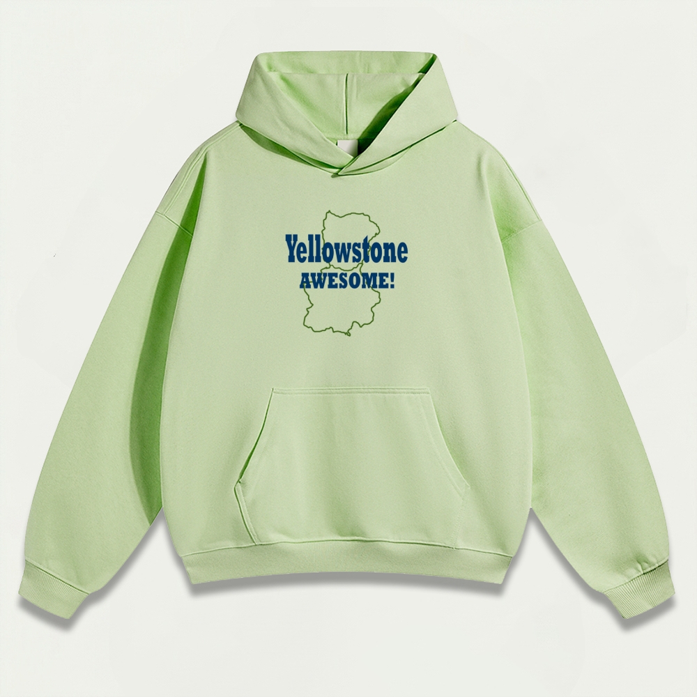 Yellowstone National Park Heavyweight Trail Hoodie-HikeVista