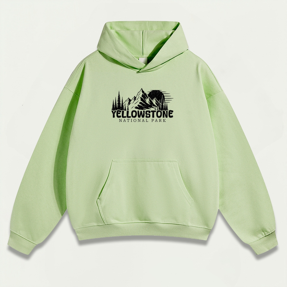 Yellowstone National Park Heavyweight Trail Hoodie-HikeVista